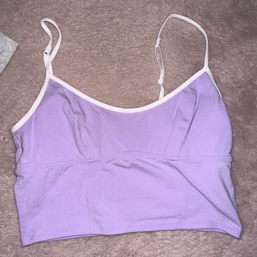 Aerie Superchill Cotton Corset Bra Top